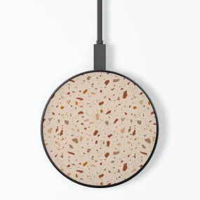 Cream Terrazzo Wireless Charger