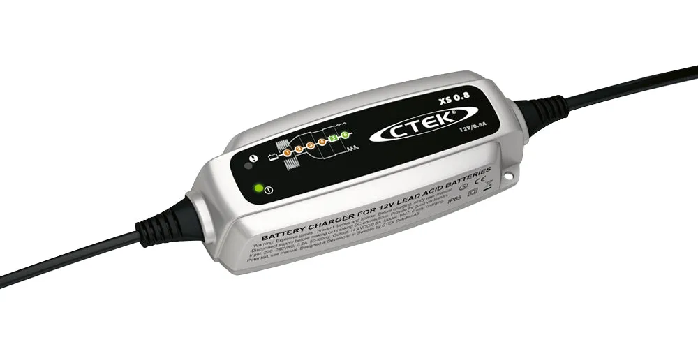 CTEK - XS 0.8 Smart Battery Charger with 5 Years Warranty