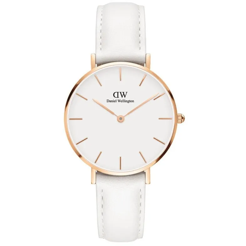 Daniel Wellington Ladies White Petite Bondi Watch DW00100249