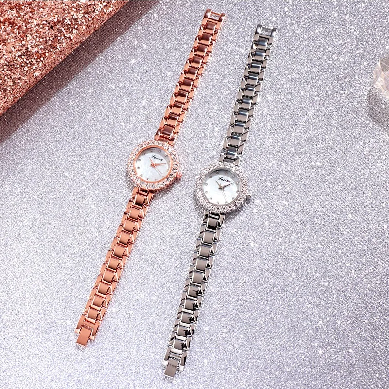 Diamond Frame 5 Pcs Set  Women's Watch