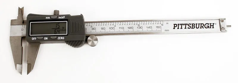 Digital Dial Caliper, Metric/Standard Measurements