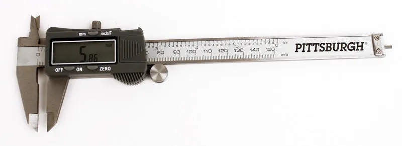 Digital Dial Caliper, Metric/Standard Measurements