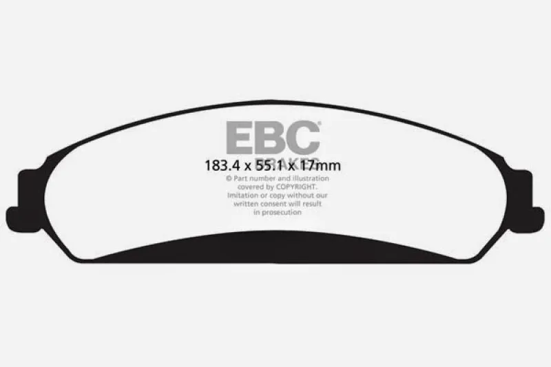 EBC 11  Chrysler 300C 5.7 Redstuff Front Brake Pads