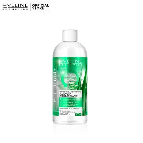 Eveline Facemed  Miceller Water 400ml Aloe Vera