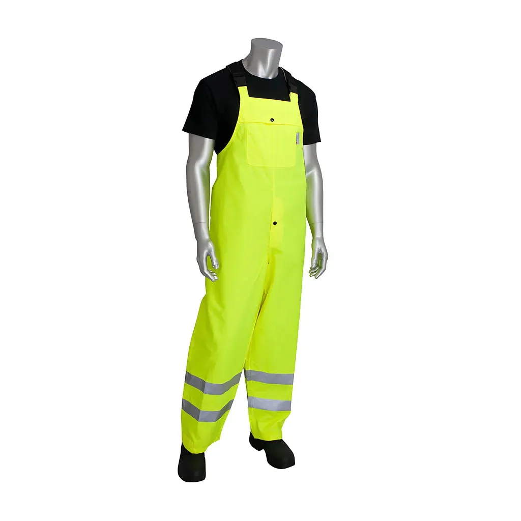 Falcon 353-2001-LY/L ANSI Class E Heavy Duty Waterproof Breathable Bib