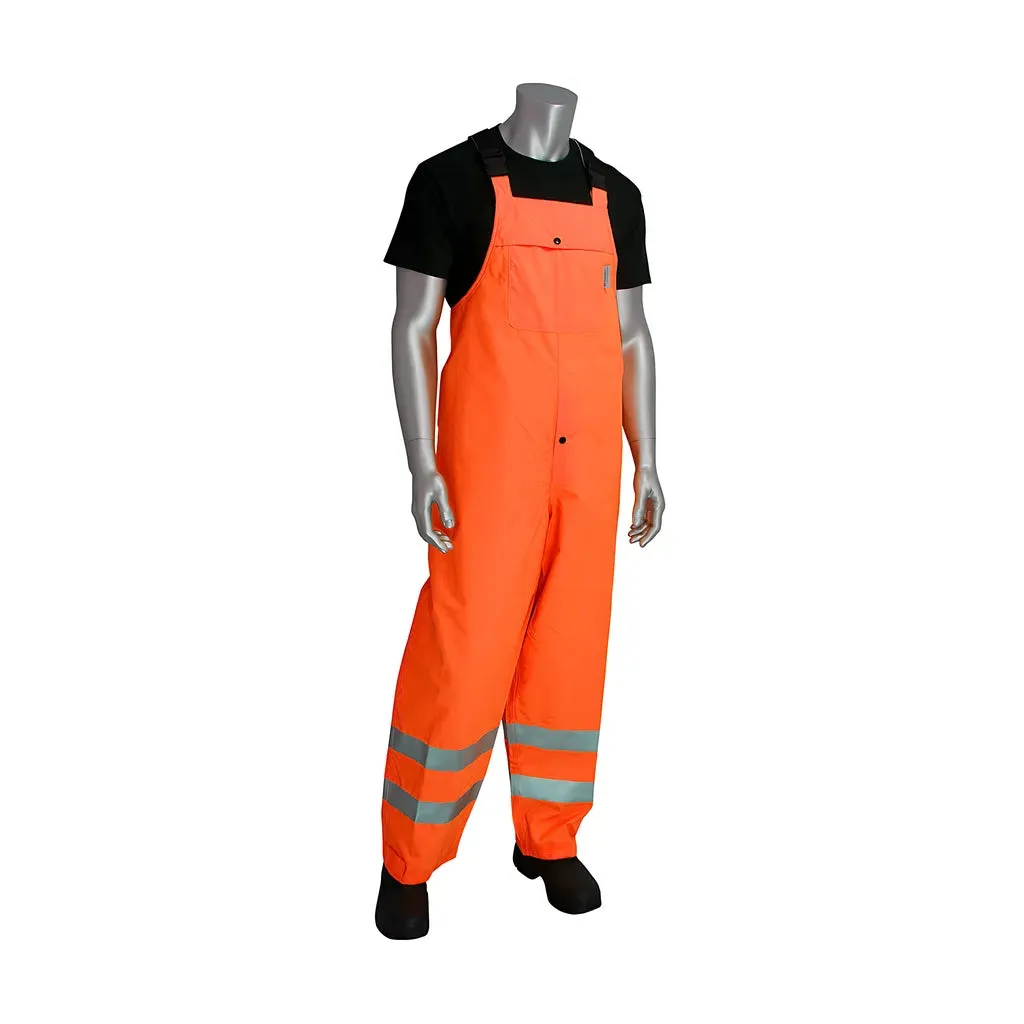 Falcon 353-2001-OR/XL ANSI Class E Heavy Duty Waterproof Breathable Bib