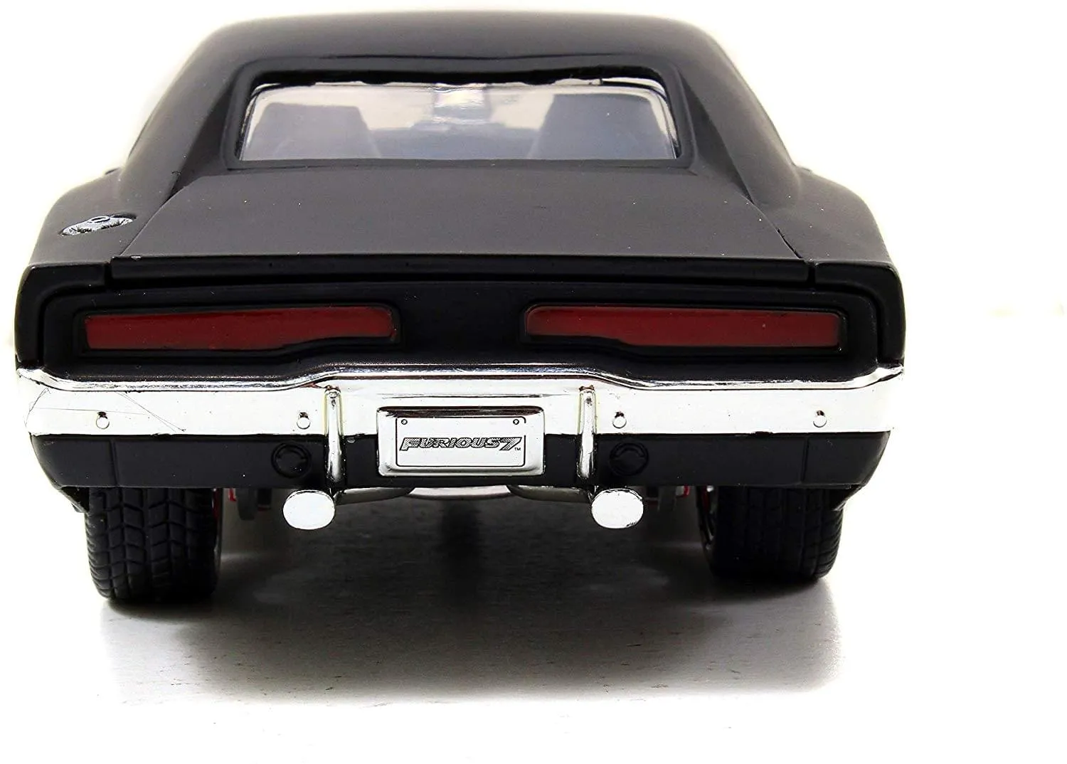 Fast & Furious Dom's Matte Black 1970 Dodge Charger R/T 1:24 Die Cast Vehicle