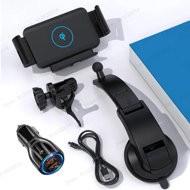 Fast Wireless Car Charger Stand Air outlet For Samsung Z Fold 2 3 4