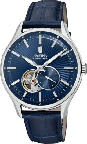 Festina Automatic Leather Analog Mens Watch I Model F16975/2 Automatic Movement