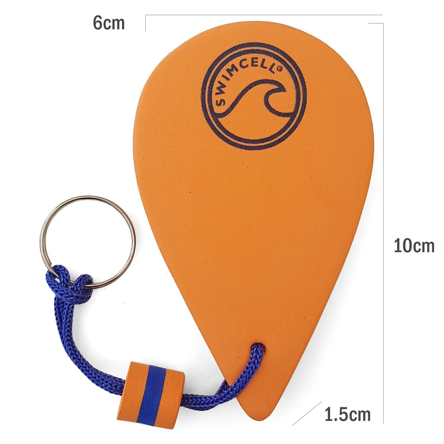 Floating Key Ring For Boats - Orange Key Float