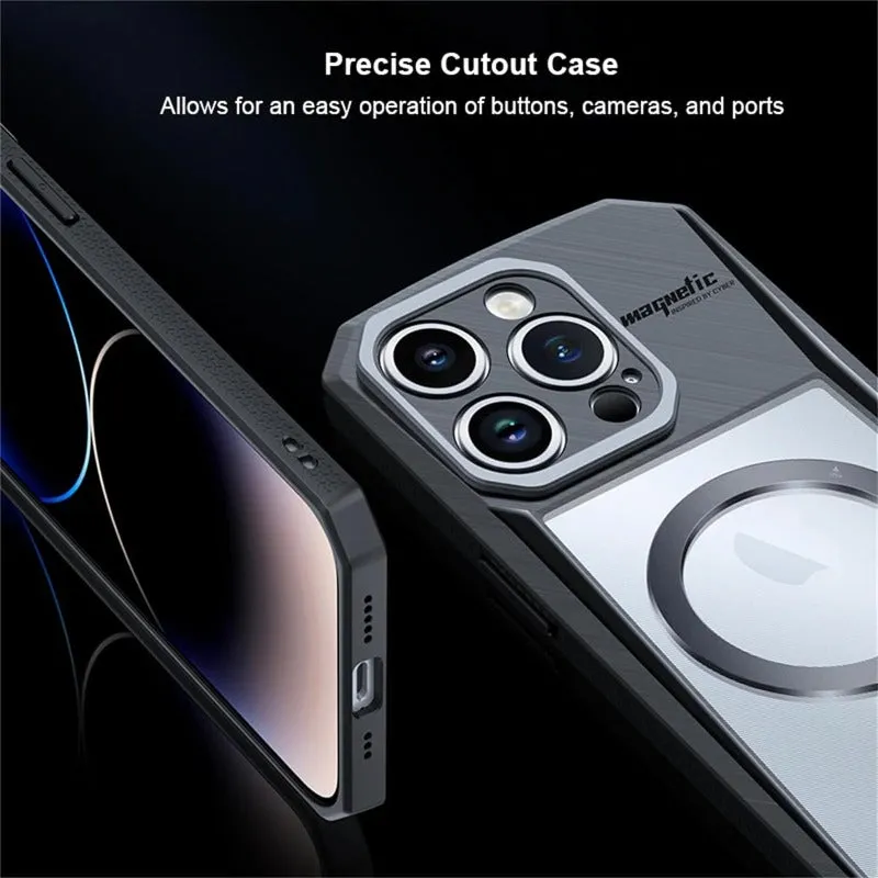 Foldable Magnetic Airbag Shockproof Case For iPhone