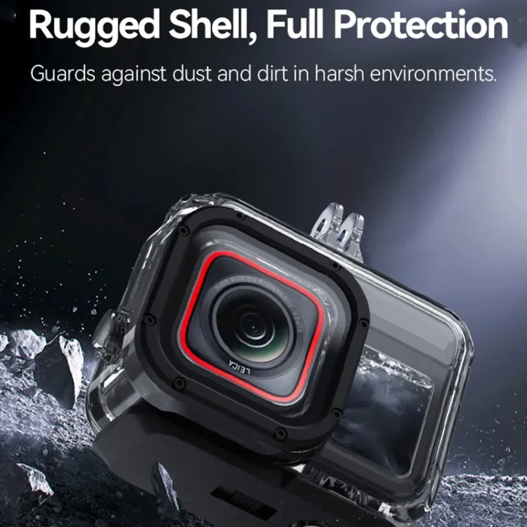 For Insta360 Ace Pro Camera TELESIN 45m Waterproof Case Underwater Diving Housing Cover