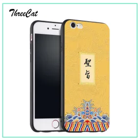 For iPhone 6 6S TPU PC Case Back Cover