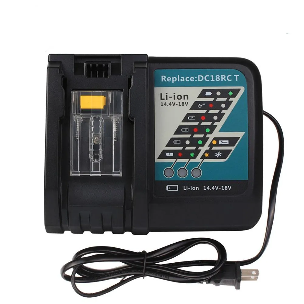 For Makita 14.4V-18V Li-ion Battery 6A DC18RC Charger