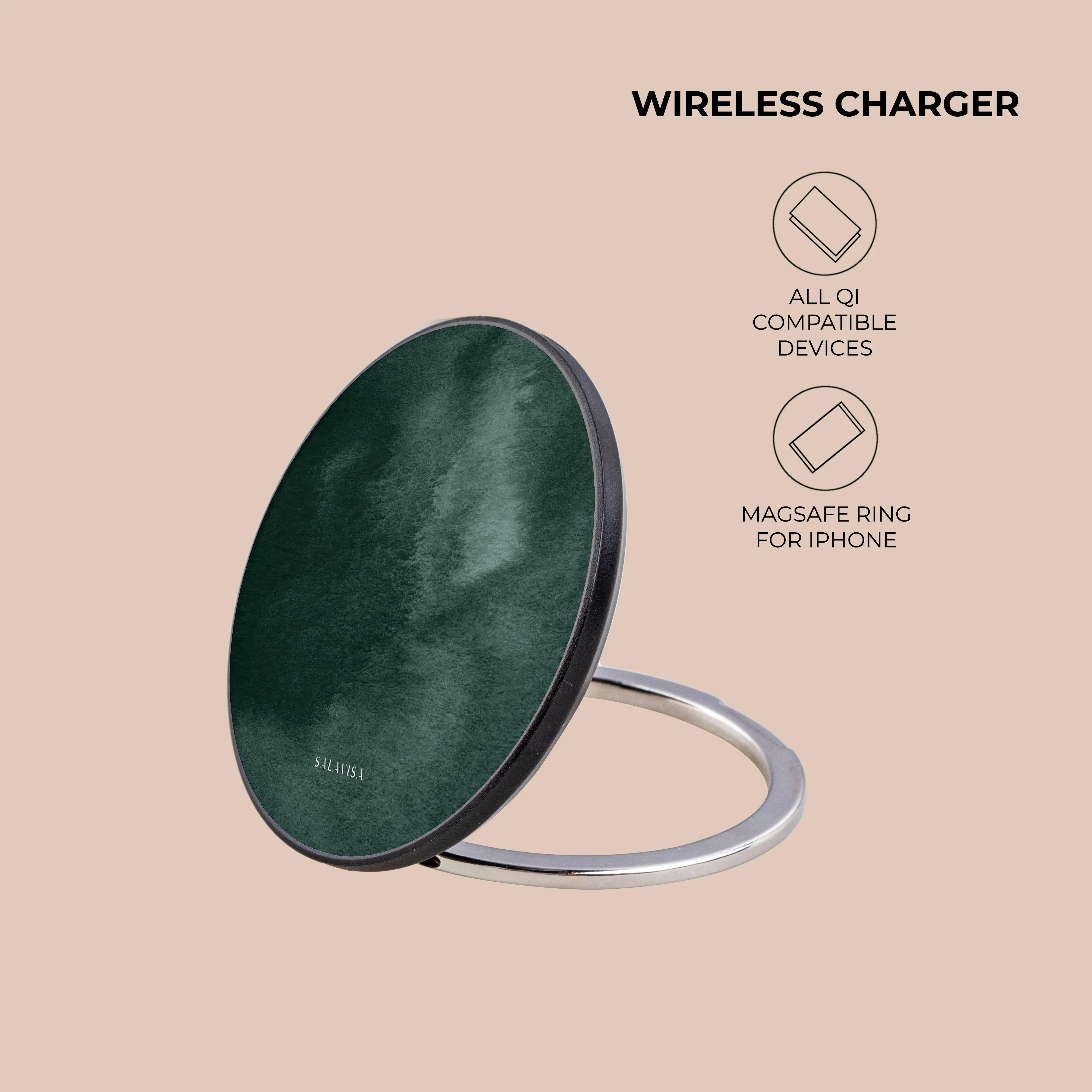 Forest Green Wireless Charger