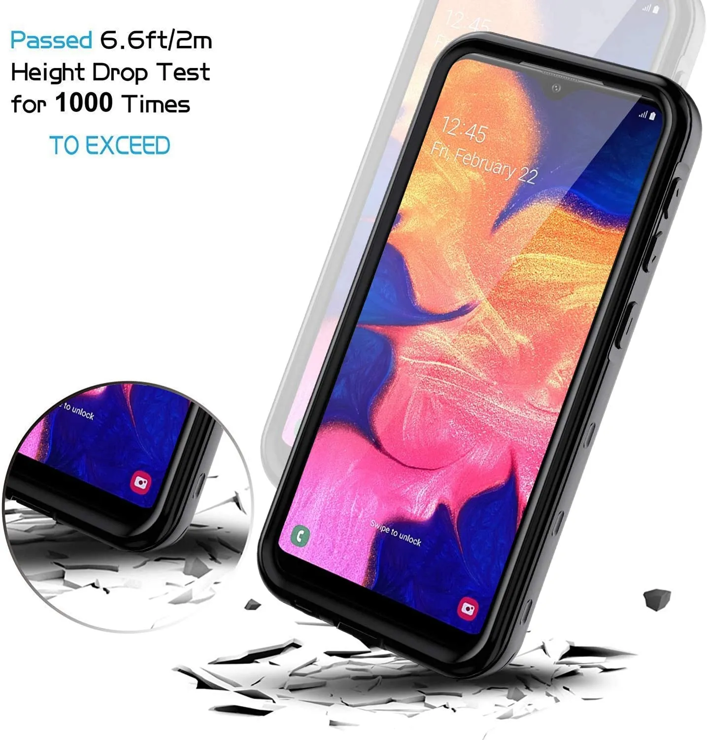 Galaxy A10E Waterproof Case | IP68 Waterproof Galaxy A10E Case