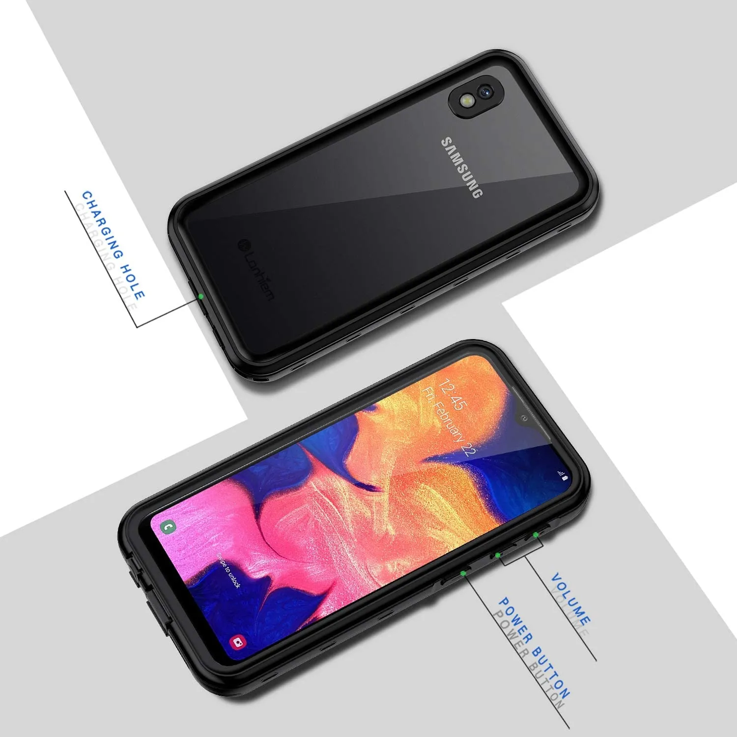 Galaxy A10E Waterproof Case | IP68 Waterproof Galaxy A10E Case