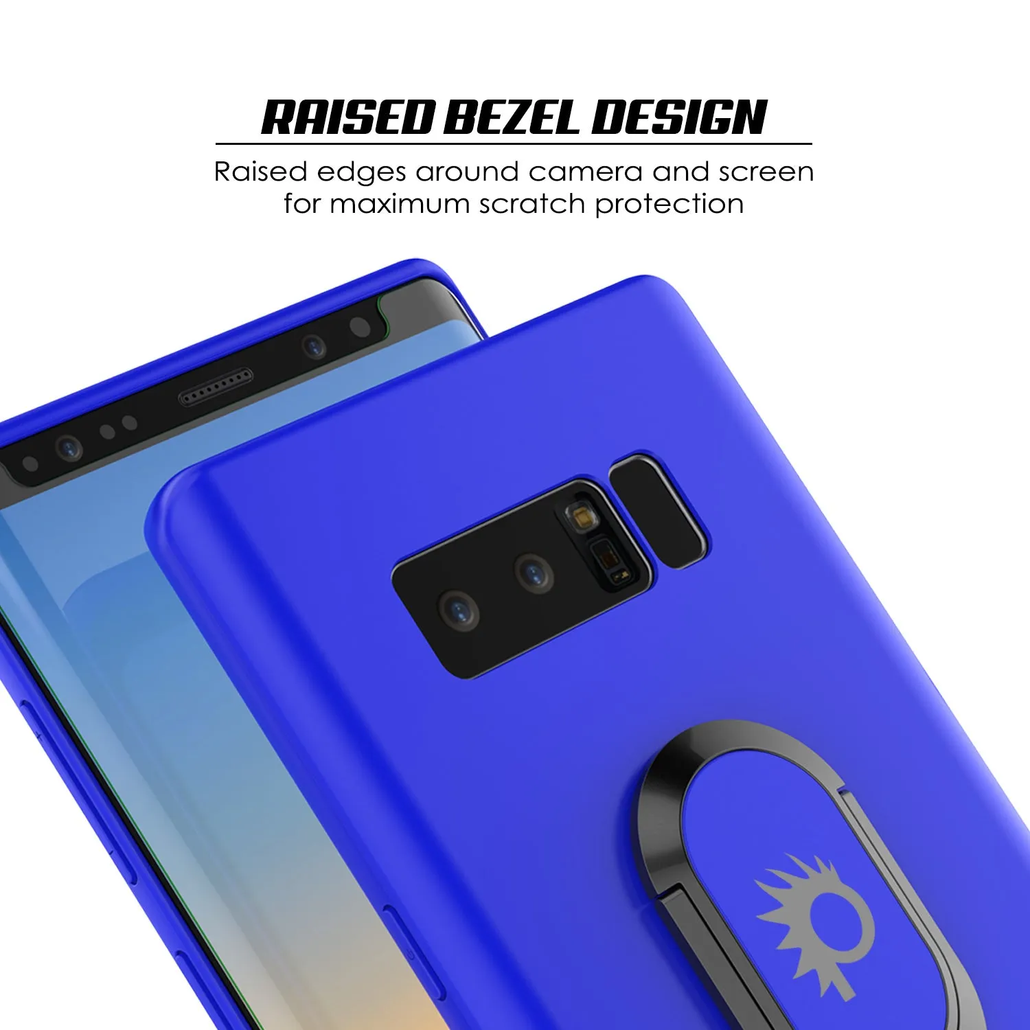 Galaxy Note 8 Punkcase Magnetix Screen Protector Slim Case [Blue]