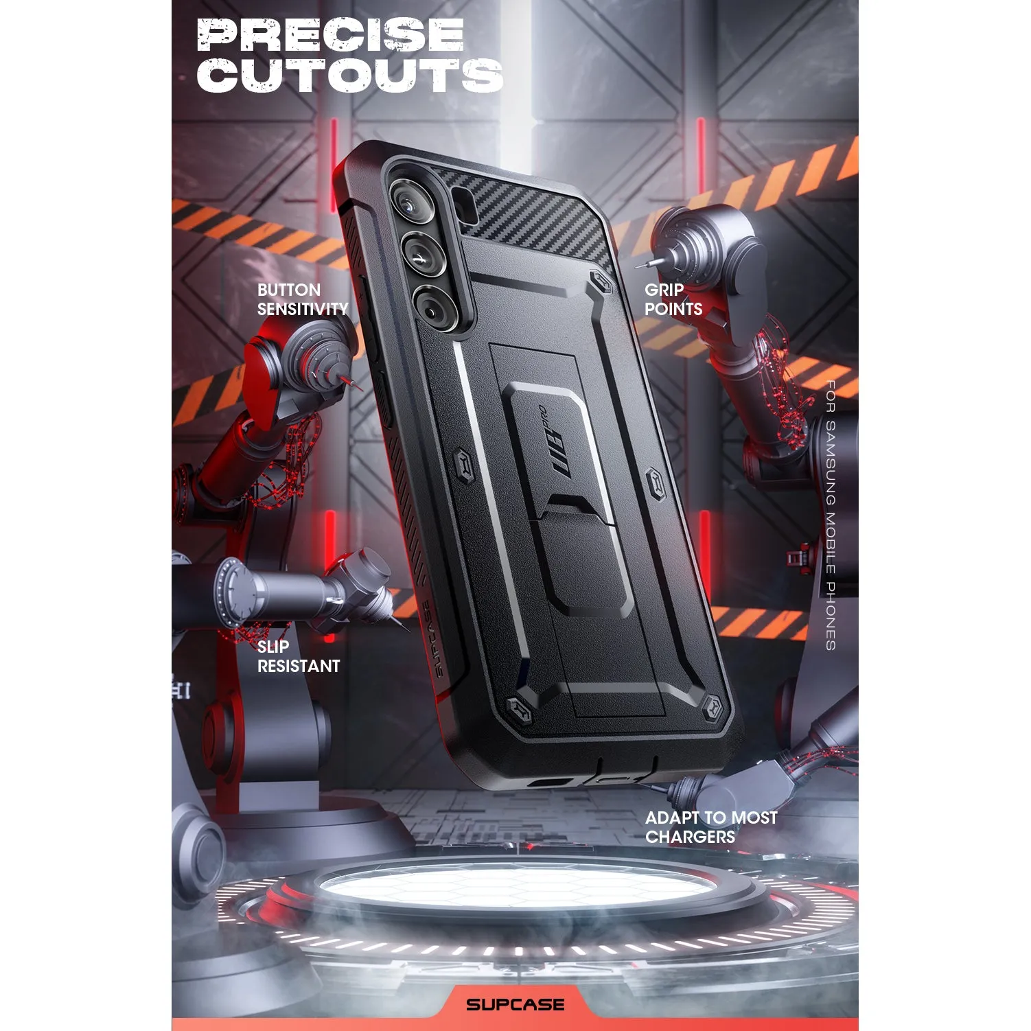 Galaxy S23 Plus Unicorn Beetle PRO Rugged Case-Black