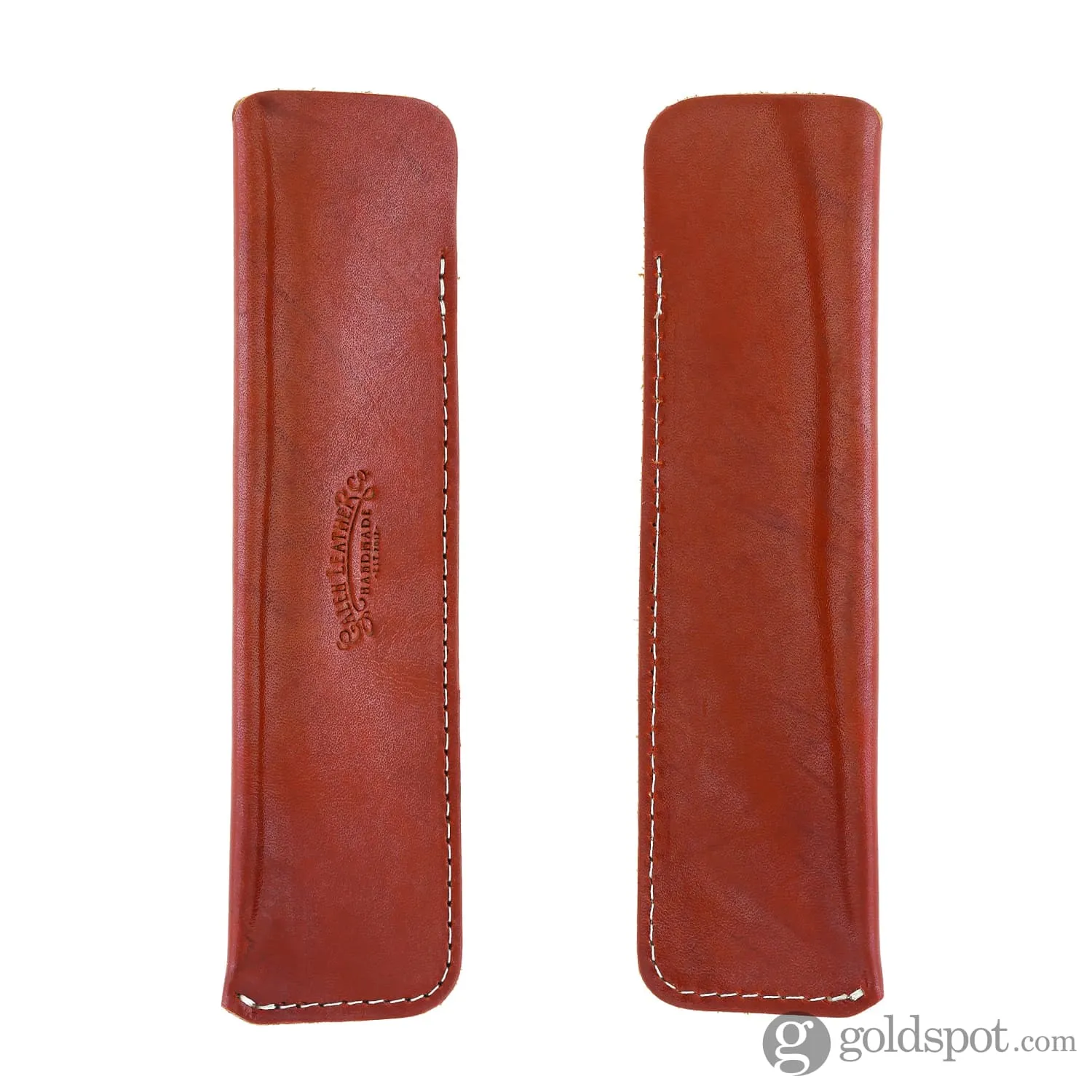 Galen Leather Single Pen Case in Red