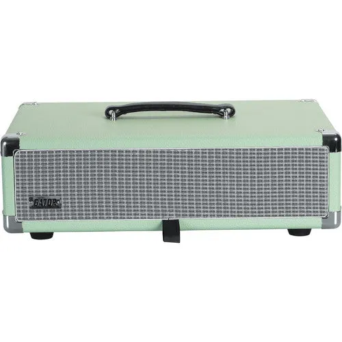 Gator GR-RETRORACK-2SG Vintage Amp Vibe Rack Case - 2U Seafoam Green