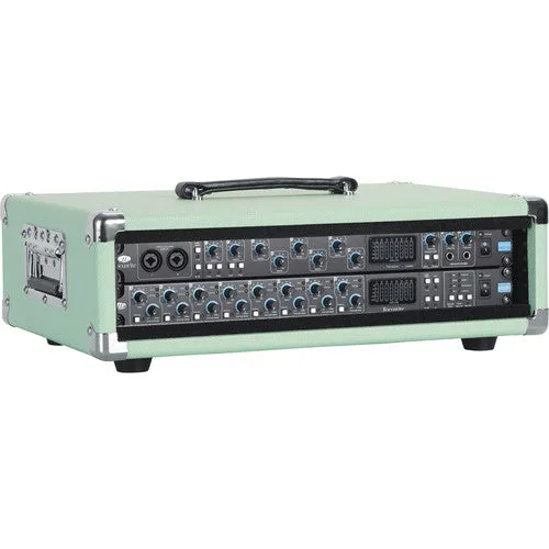 Gator GR-RETRORACK-2SG Vintage Amp Vibe Rack Case - 2U Seafoam Green