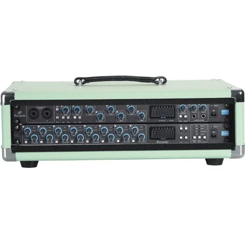 Gator GR-RETRORACK-2SG Vintage Amp Vibe Rack Case - 2U Seafoam Green