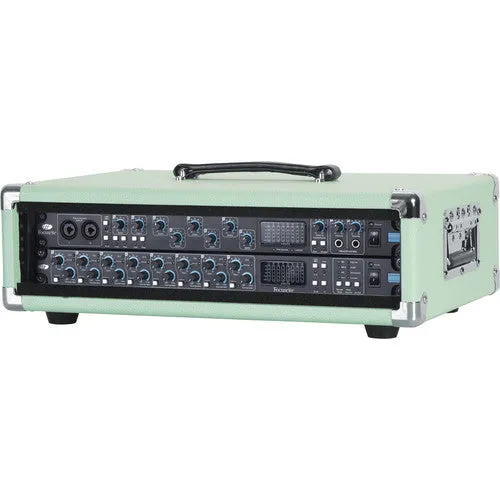 Gator GR-RETRORACK-2SG Vintage Amp Vibe Rack Case - 2U Seafoam Green