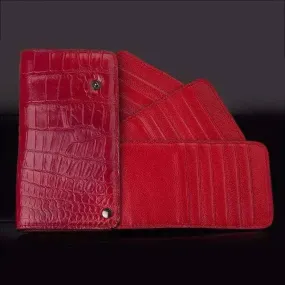 Genuine Crocodile Leather Skin Business Name Card Credit Holder ,Card Case