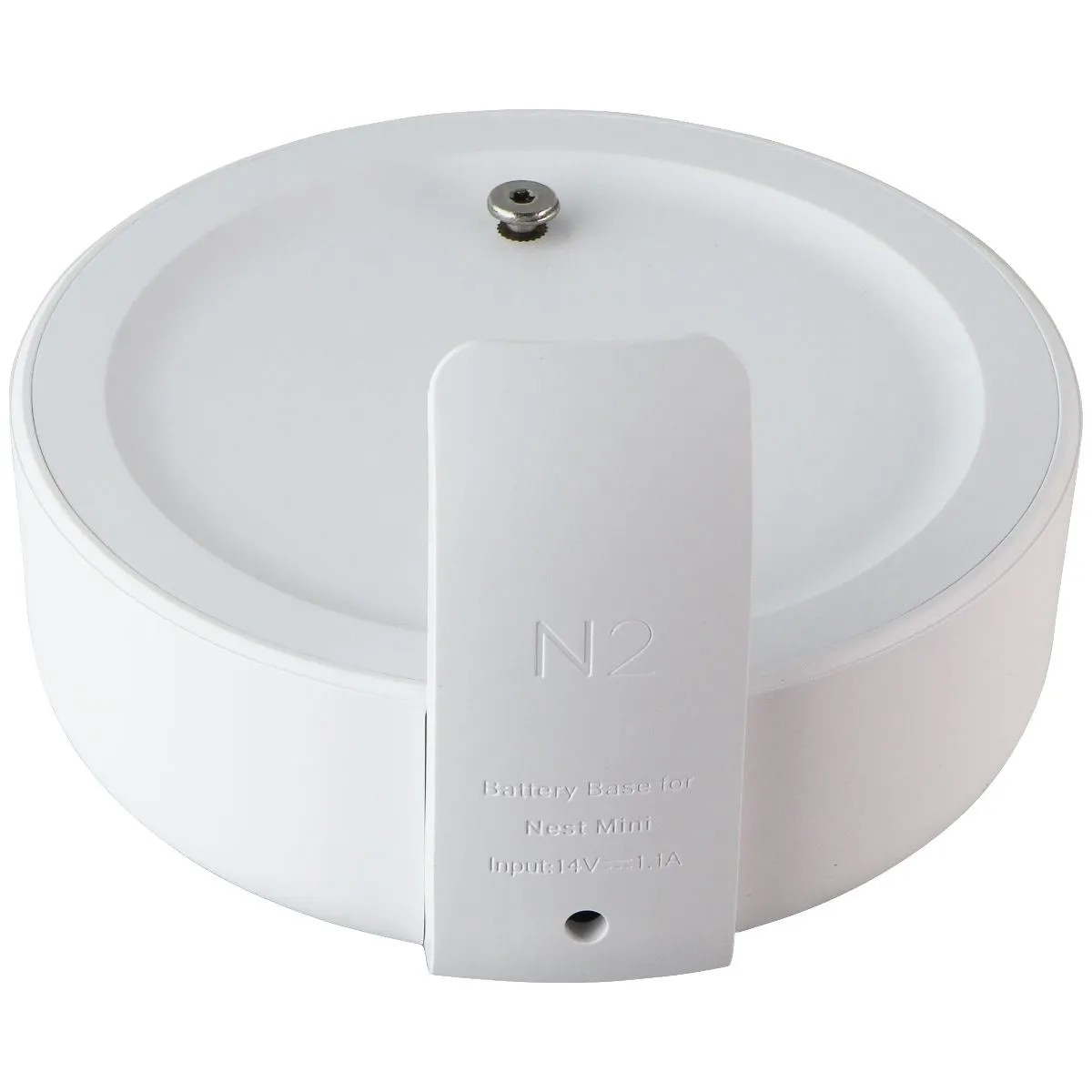 GGMM N2 Portable Battery Base for Google Nest Mini - White