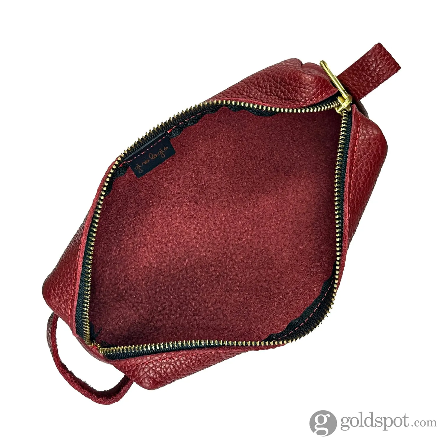 Girologio YKK Zipper Pouch in Crimson Ember