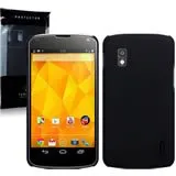 Google Nexus 4 Hybrid Rubberised Case Black