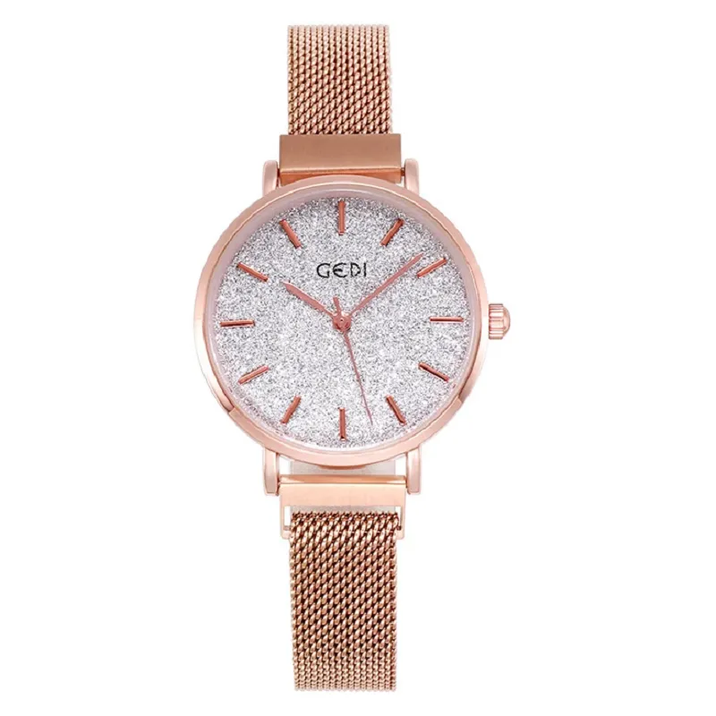 Gradient Dial With Scale Women's Watch