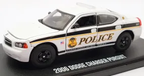 Greenlight 1/43 Model Car Scale 86171 - 2006 Dodge Charger Pursuit - White