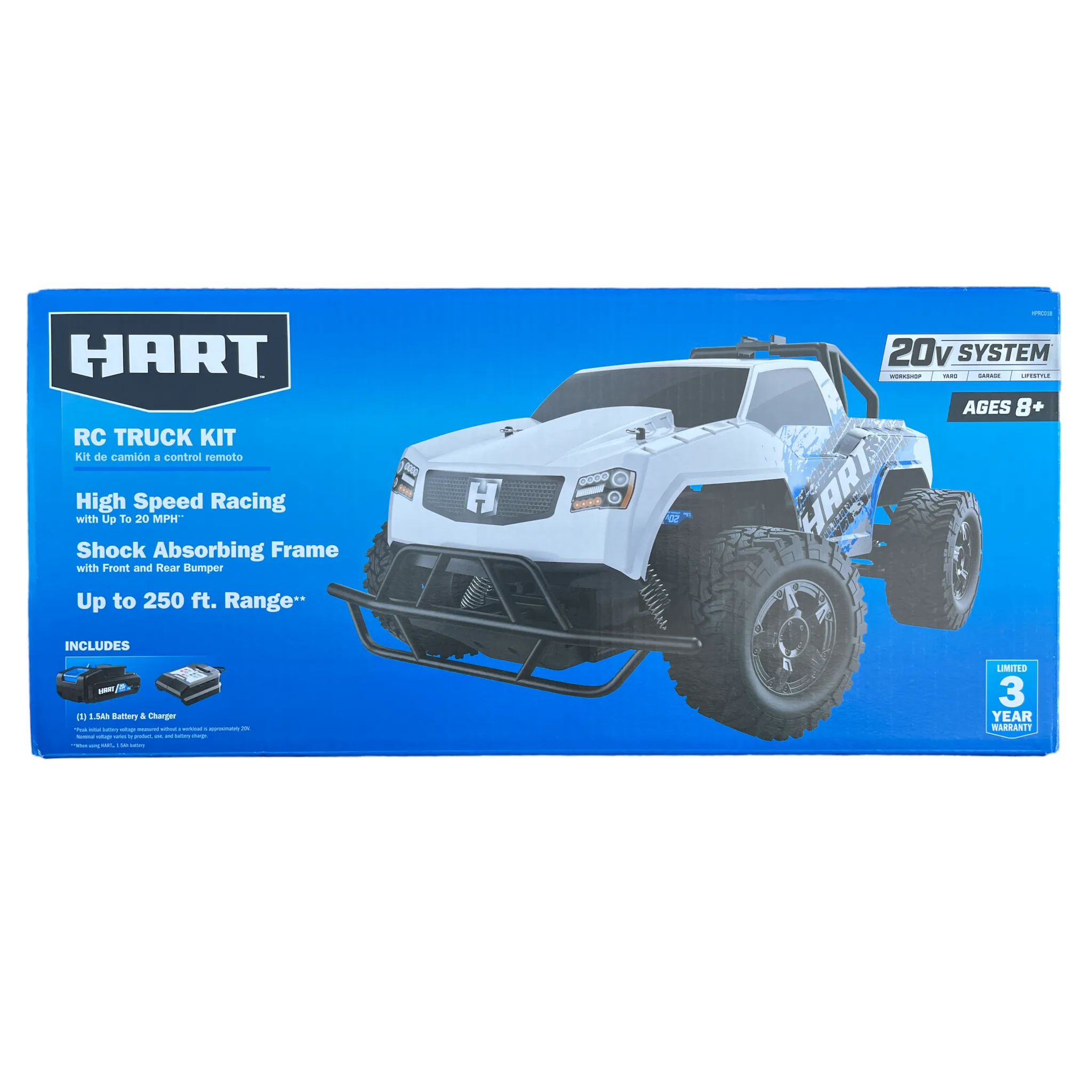 HART 20 Volt Cordless RC Truck Kit (1.5aH Battery and Charger)