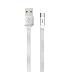 High Speed Type-c Steel Data Cable In White