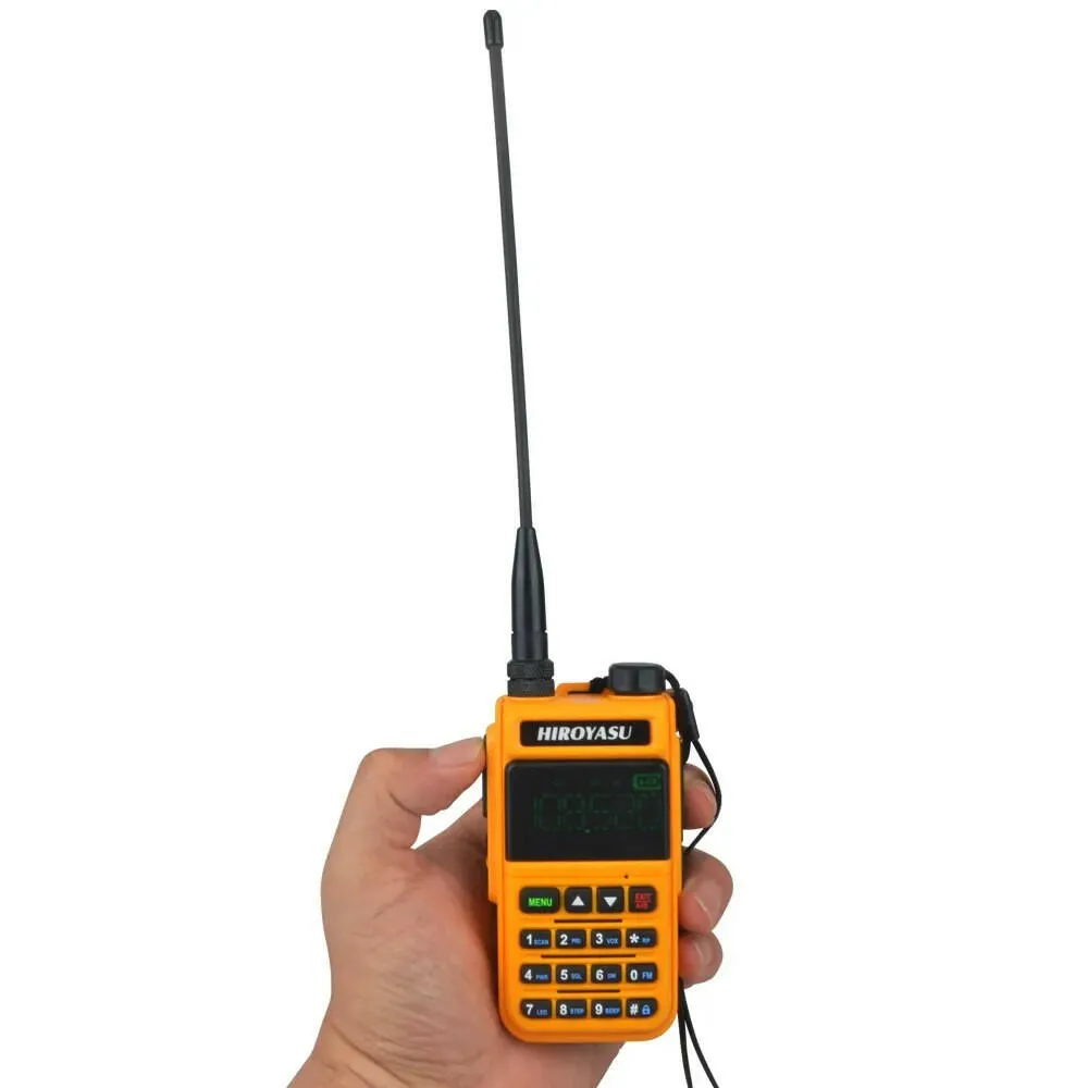 HIROYASU UV-5118 Air Band 118-660MHz 128Ch 5W Vox Scrambler Frequency Scanner Wireless Ham FM Walkie Talkie Full Band