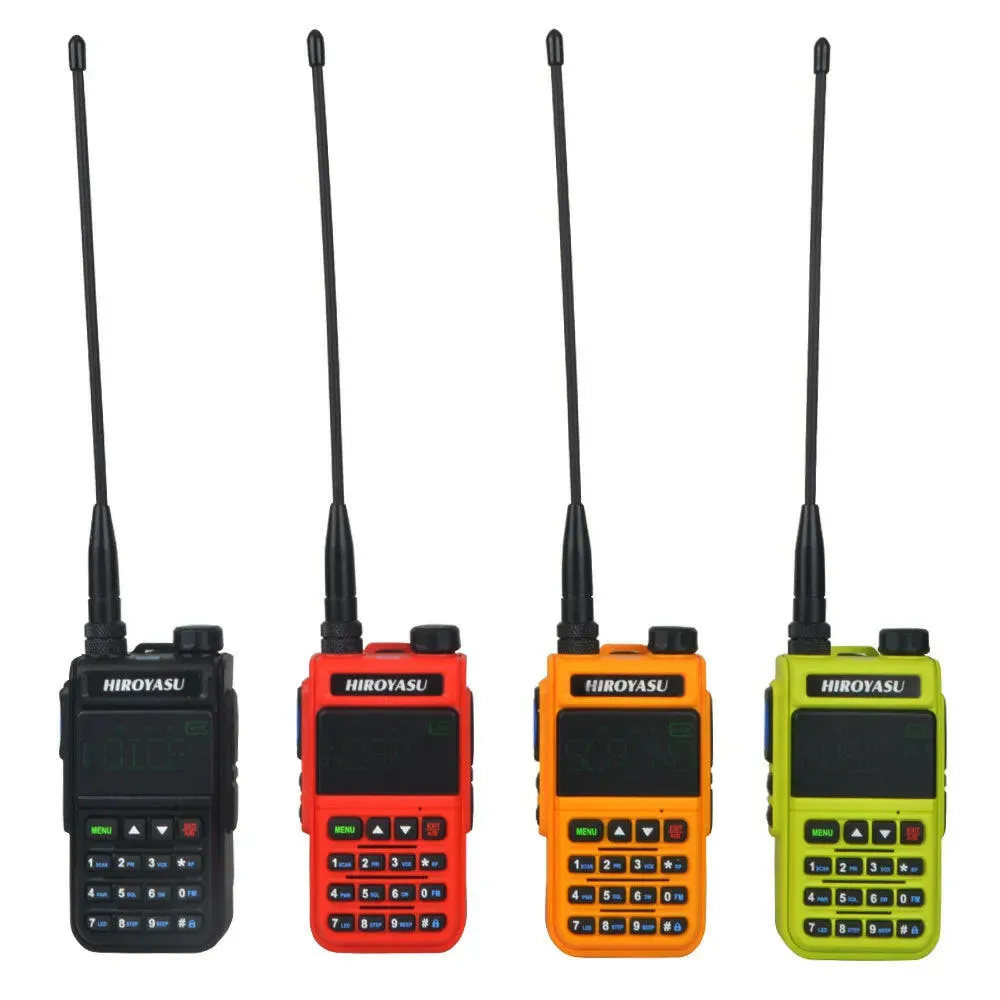 HIROYASU UV-5118 Air Band 118-660MHz 128Ch 5W Vox Scrambler Frequency Scanner Wireless Ham FM Walkie Talkie Full Band