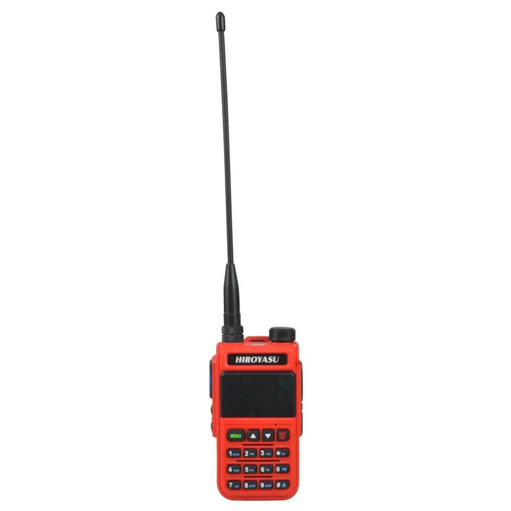 HIROYASU UV-5118 Air Band 118-660MHz 128Ch 5W Vox Scrambler Frequency Scanner Wireless Ham FM Walkie Talkie Full Band