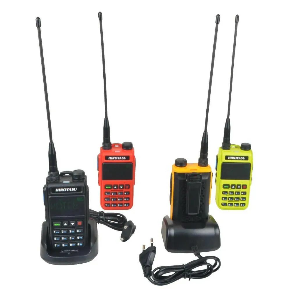 HIROYASU UV-5118 Air Band 118-660MHz 128Ch 5W Vox Scrambler Frequency Scanner Wireless Ham FM Walkie Talkie Full Band