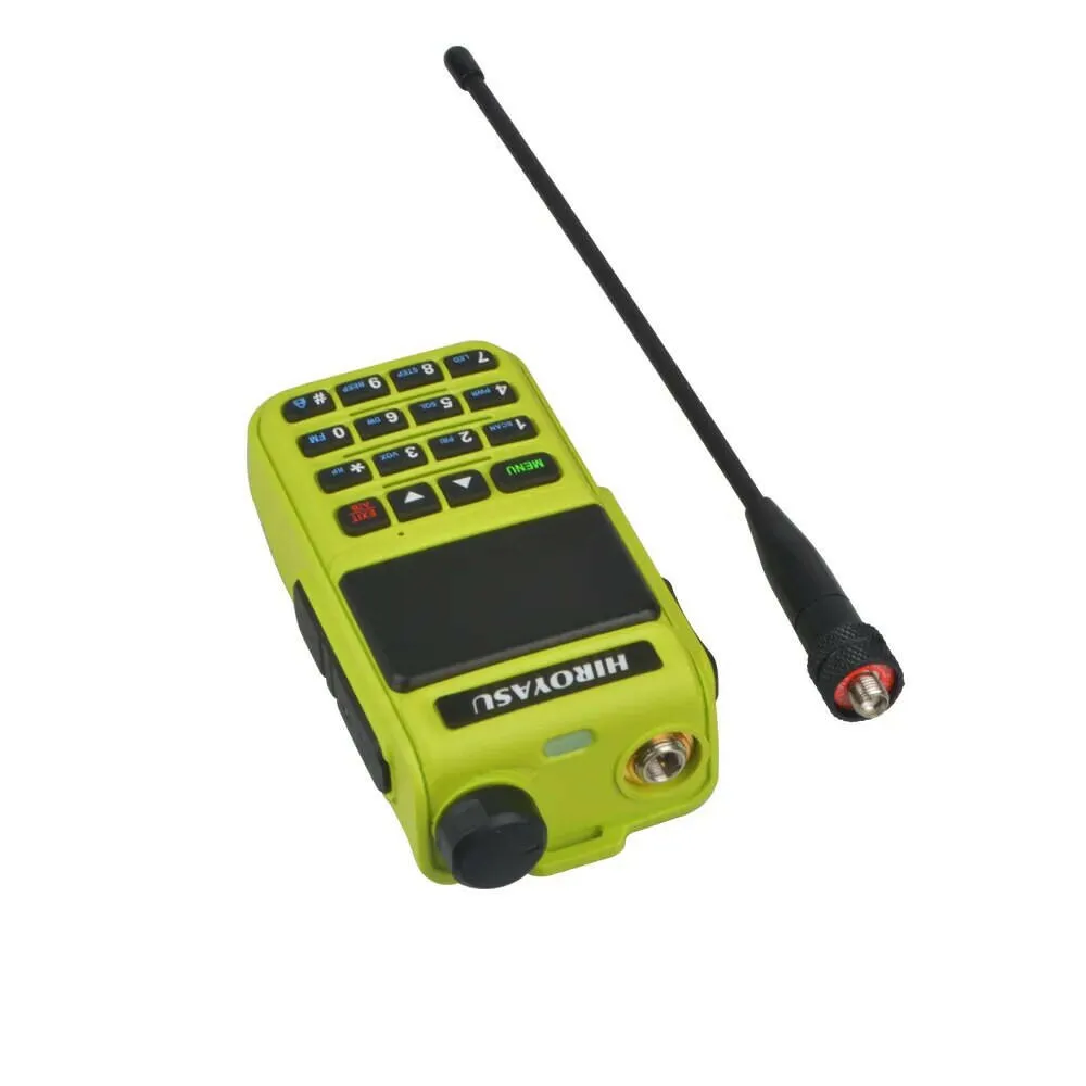 HIROYASU UV-5118 Air Band 118-660MHz 128Ch 5W Vox Scrambler Frequency Scanner Wireless Ham FM Walkie Talkie Full Band