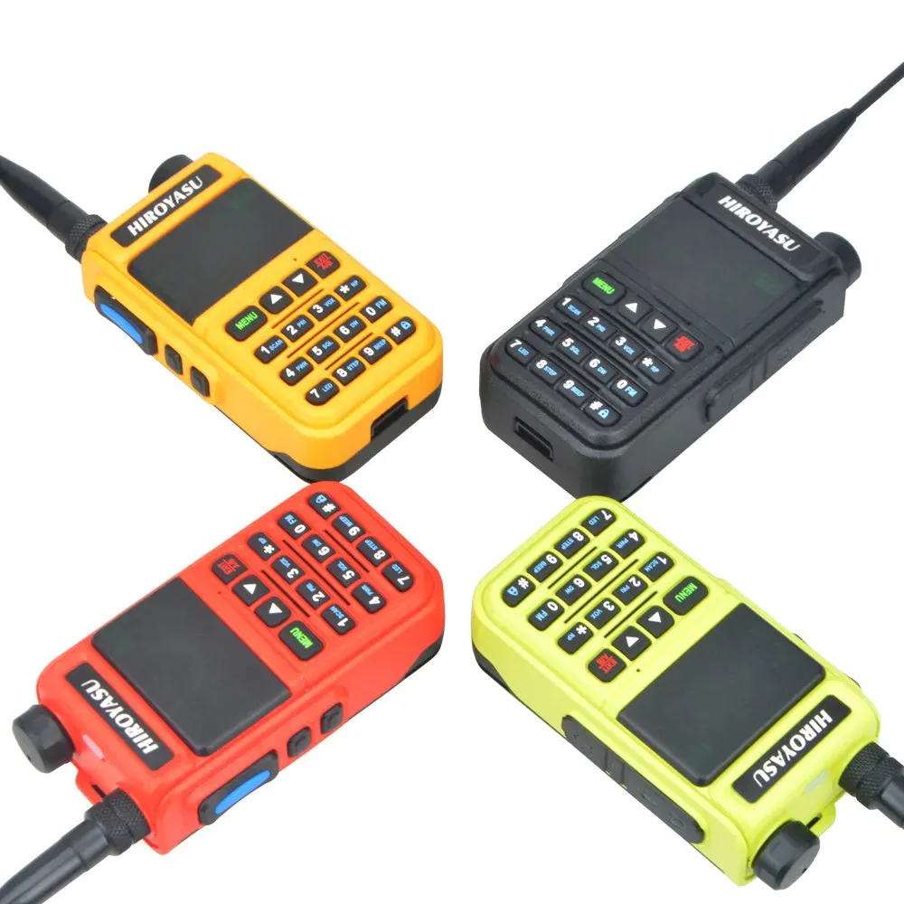 HIROYASU UV-5118 Air Band 118-660MHz 128Ch 5W Vox Scrambler Frequency Scanner Wireless Ham FM Walkie Talkie Full Band