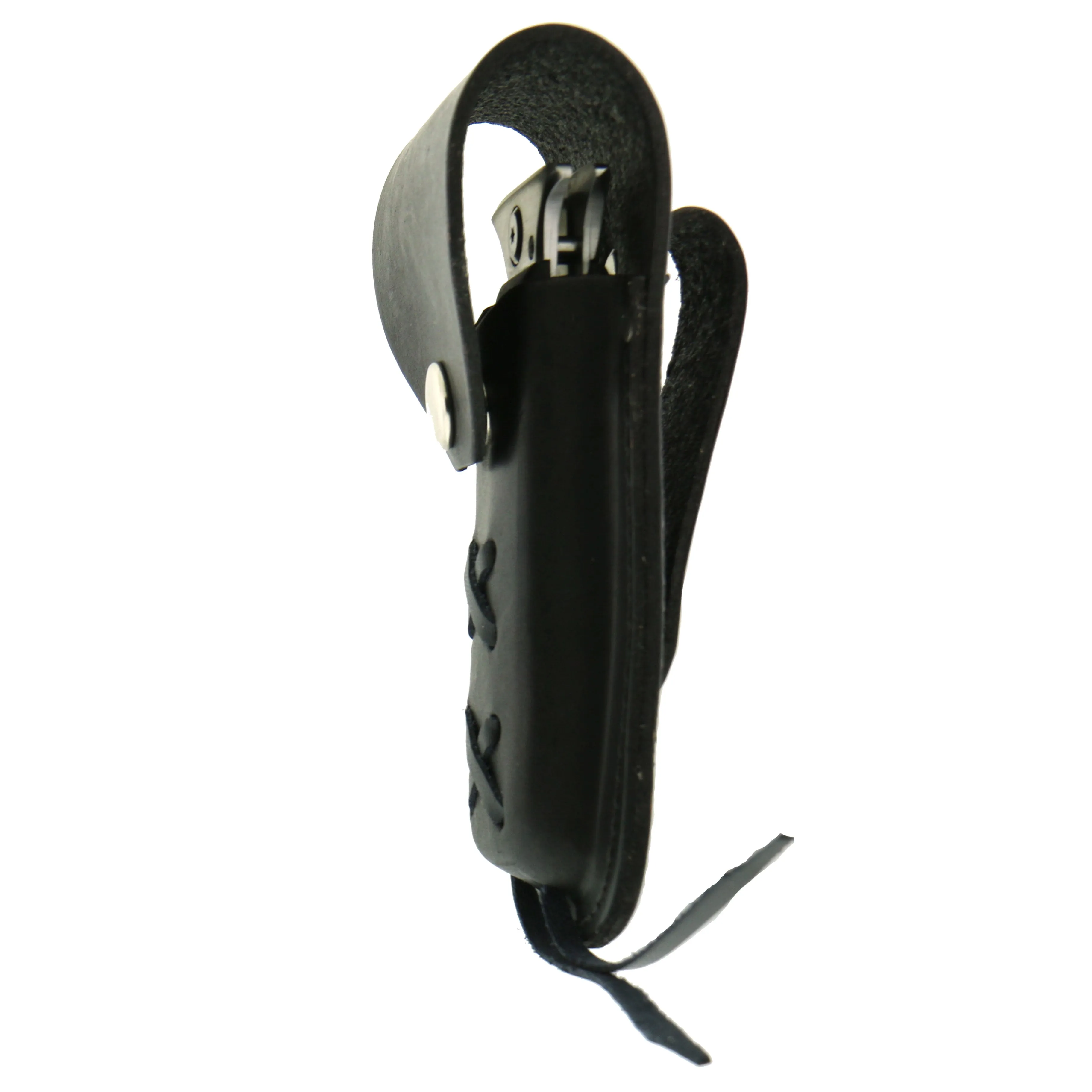 Hot Leathers CSF1006 Black Leather Knife Case with Snap Closure