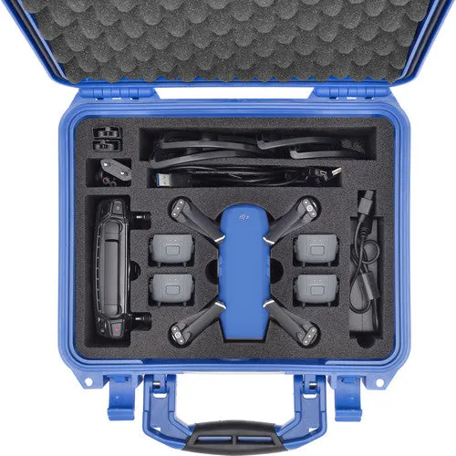 HPRC 2300 Hard Case for DJI SPARK Fly More Combo - Blue