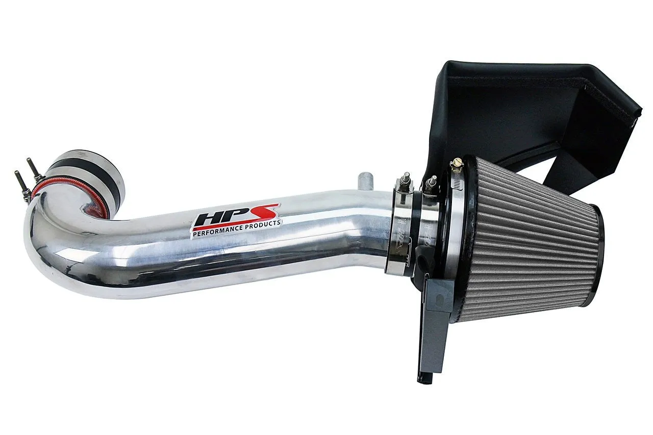 HPS Short Ram Air Intake 827-600P Dodge Charger 2011-17 Polish