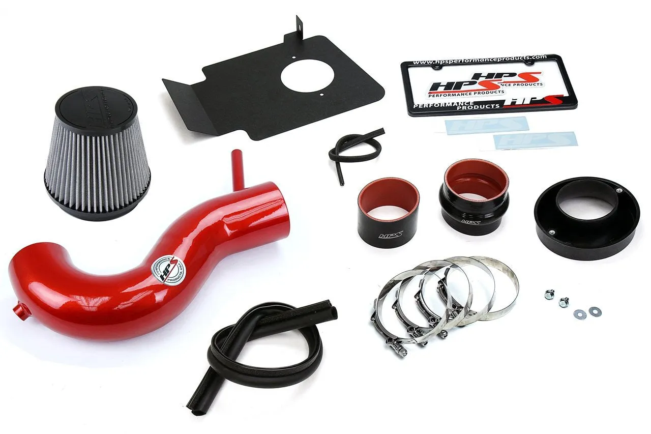 HPS Short Ram Air Intake 827-627R Dodge Charger 2006-10 Red