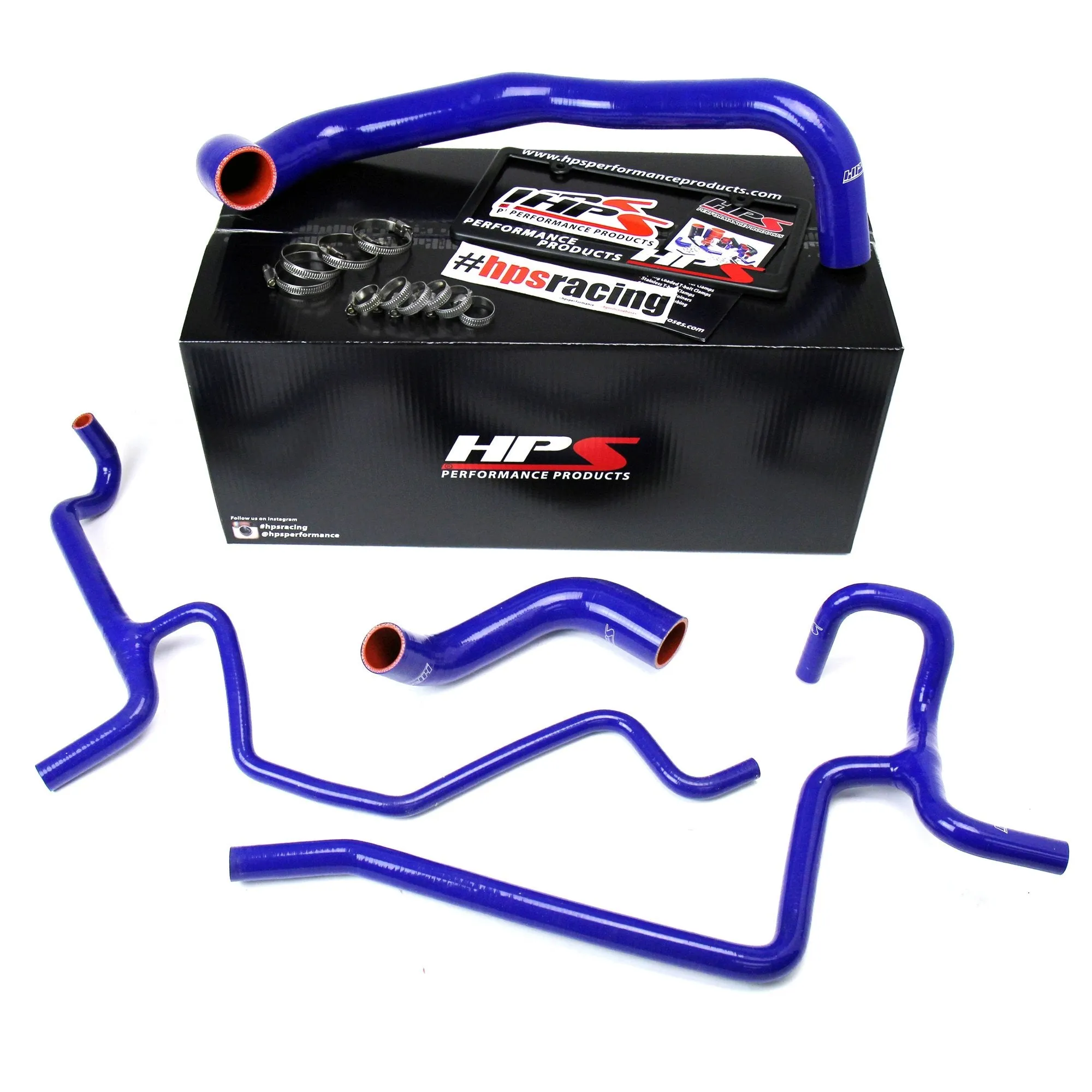 HPS Silicone Radiator   Heater Hoses Dodge Charger 5.7L V8 Non Pursuit (11-18) Red / Blue / Black