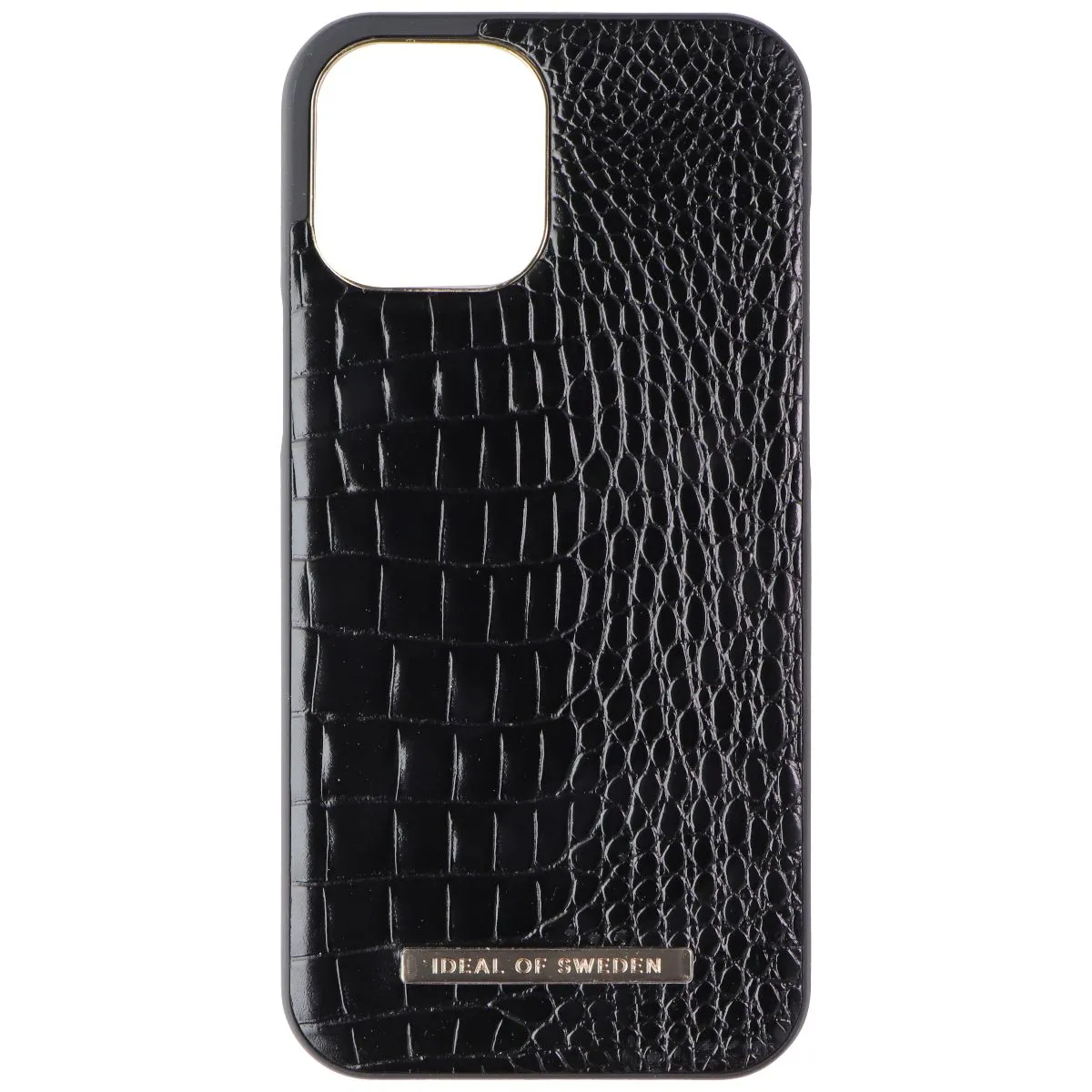 iDeal of Sweden Neo Noir Croco Case for Apple iPhone 12 Pro Max - Black