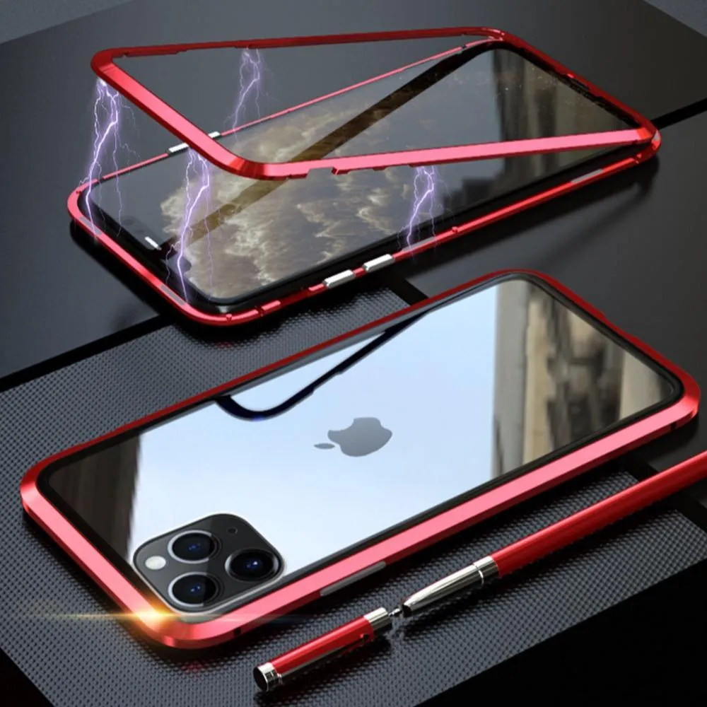 iPhone 11 Electronic Auto-Fit Magnetic Glass Case