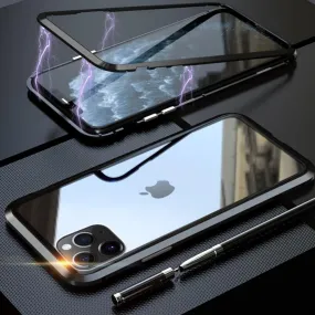 iPhone 11 Electronic Auto-Fit Magnetic Glass Case